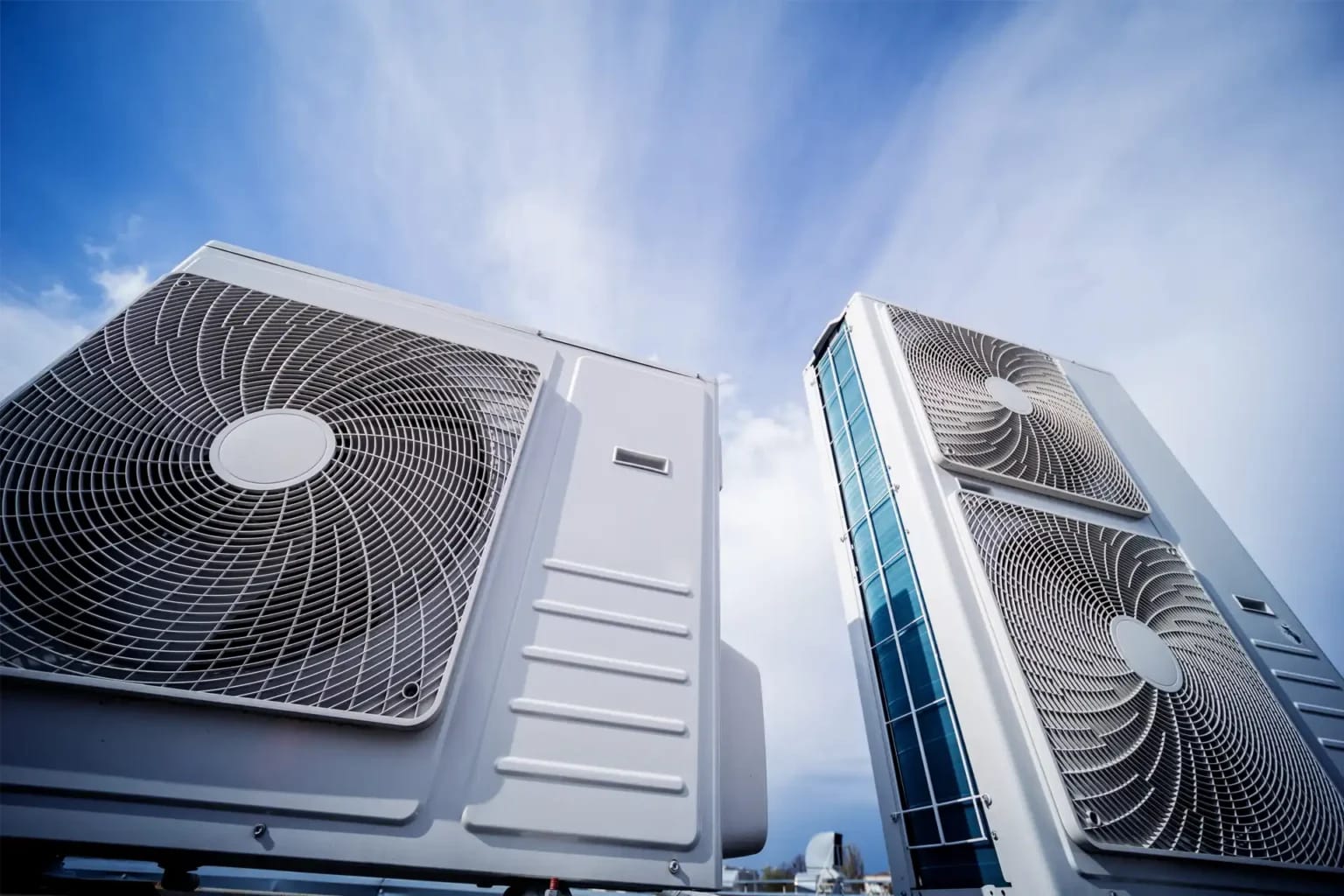 heat pumps for businesses, typical install